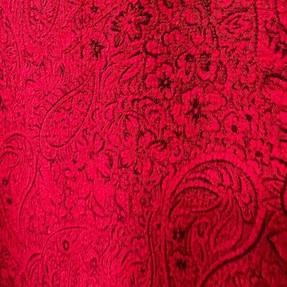 Coldwater Creek Womens Size 14 Red Formal Dress Dinner Party Event Mature Work - Picture 5 of 8